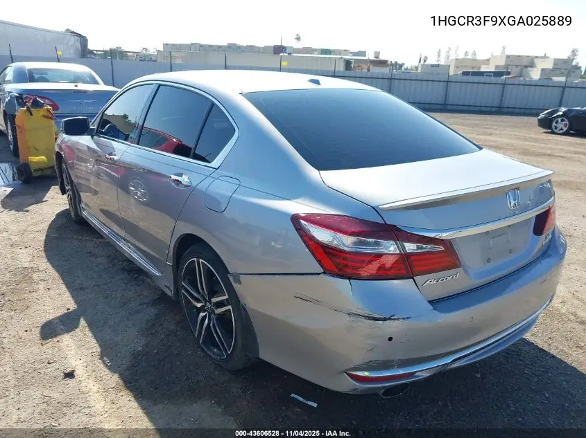 1HGCR3F9XGA025889 2016 Honda Accord Touring