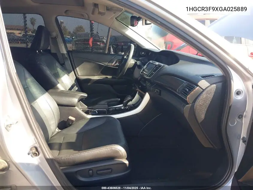1HGCR3F9XGA025889 2016 Honda Accord Touring