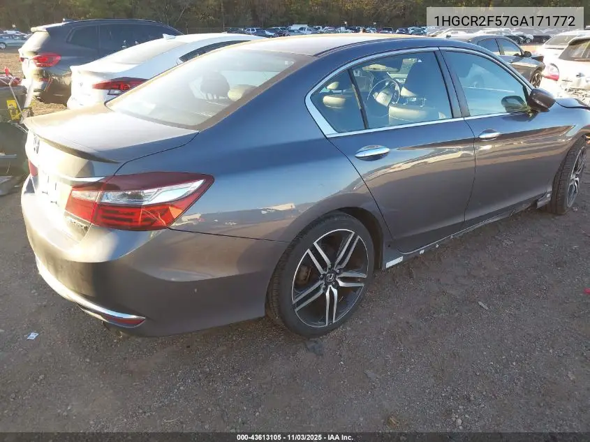 1HGCR2F57GA171772 2016 Honda Accord Sport