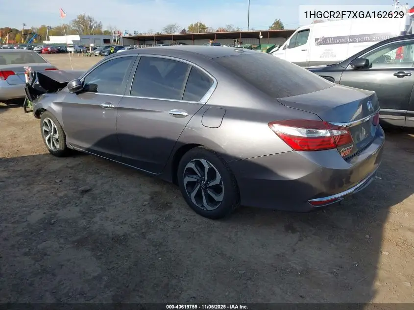 1HGCR2F7XGA162629 2016 Honda Accord Ex