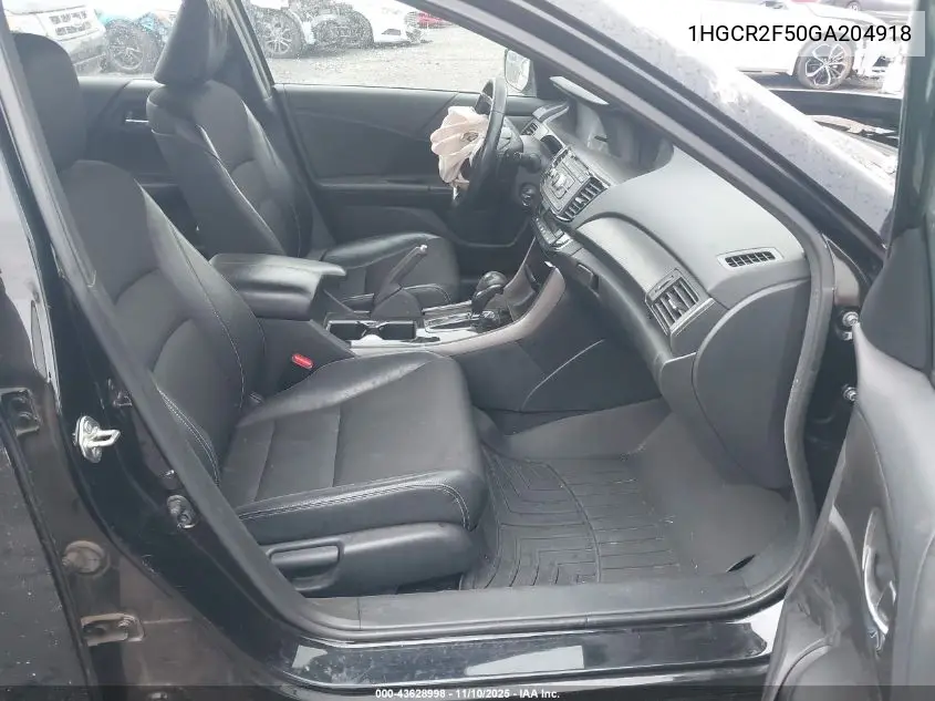 1HGCR2F50GA204918 2016 Honda Accord Sport