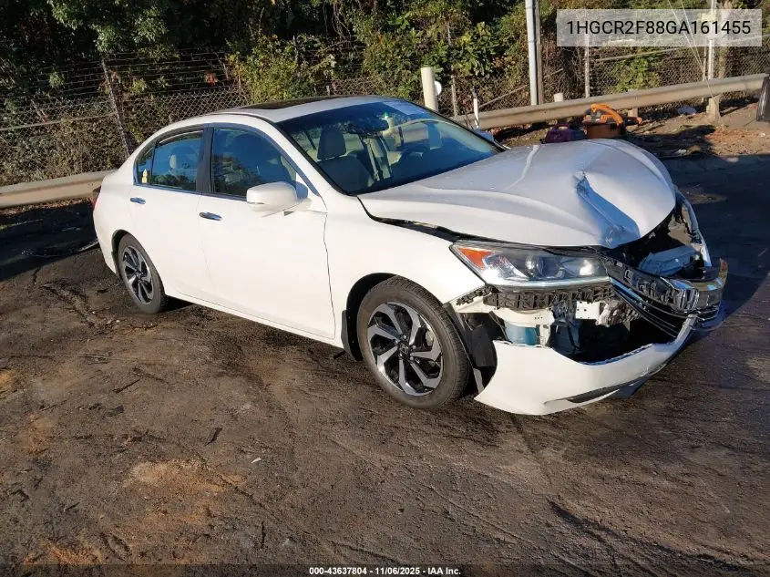 1HGCR2F88GA161455 2016 Honda Accord Ex-L