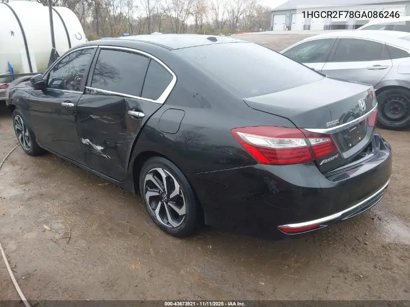 1HGCR2F78GA086246 2016 Honda Accord Ex