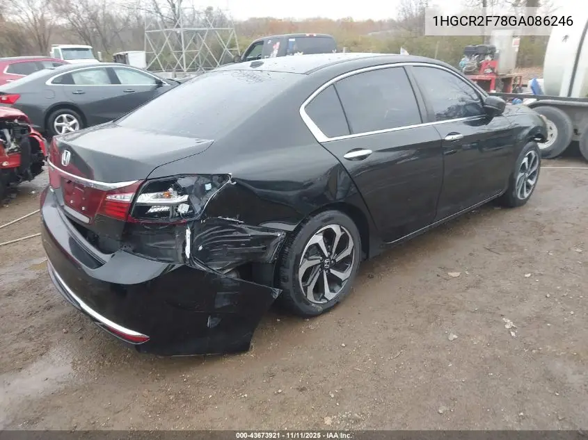 1HGCR2F78GA086246 2016 Honda Accord Ex
