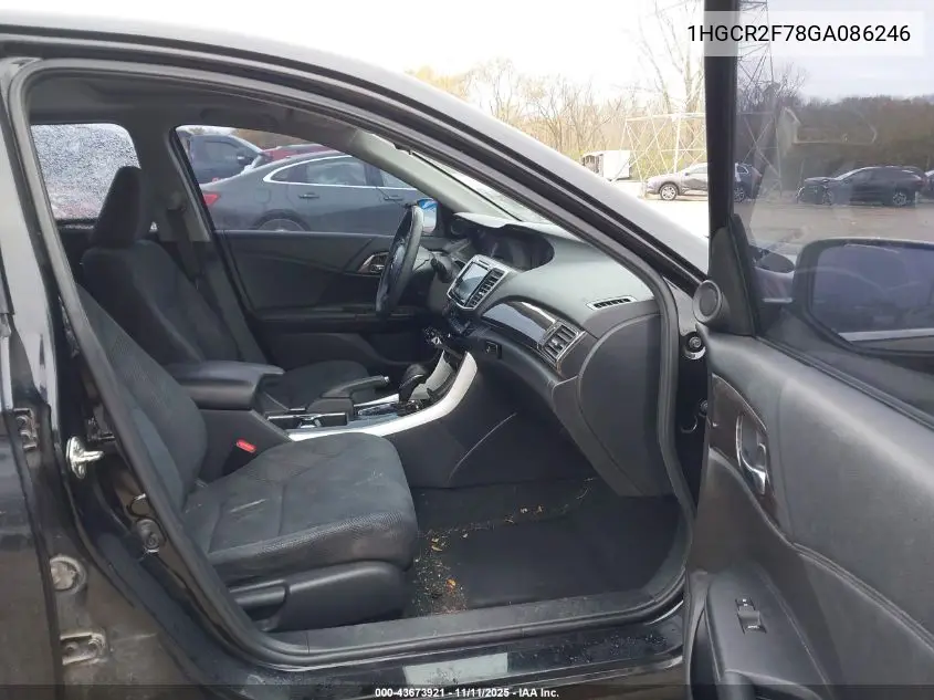 1HGCR2F78GA086246 2016 Honda Accord Ex