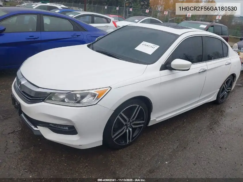 1HGCR2F56GA180530 2016 Honda Accord Sport