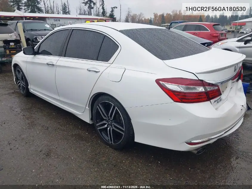 1HGCR2F56GA180530 2016 Honda Accord Sport