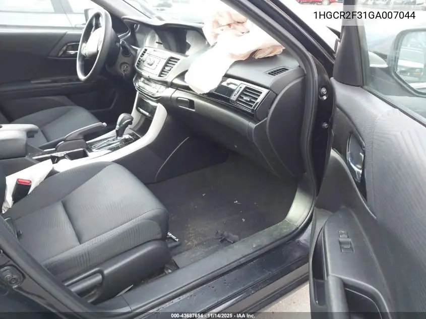 1HGCR2F31GA007044 2016 Honda Accord Lx