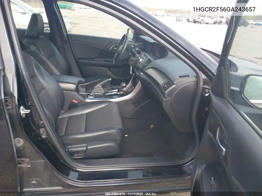 1HGCR2F56GA243657 2016 Honda Accord Sport