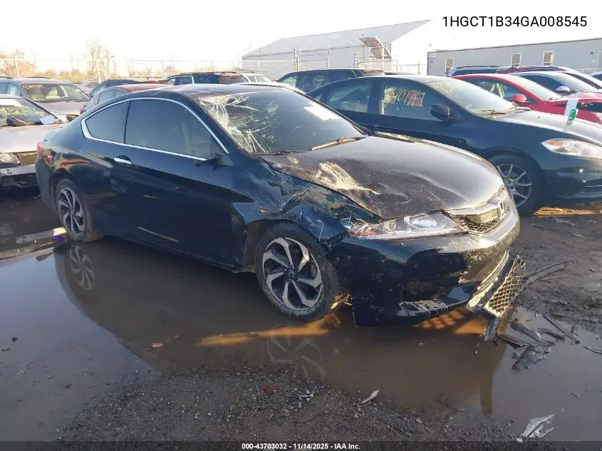 1HGCT1B34GA008545 2016 Honda Accord Lx-S