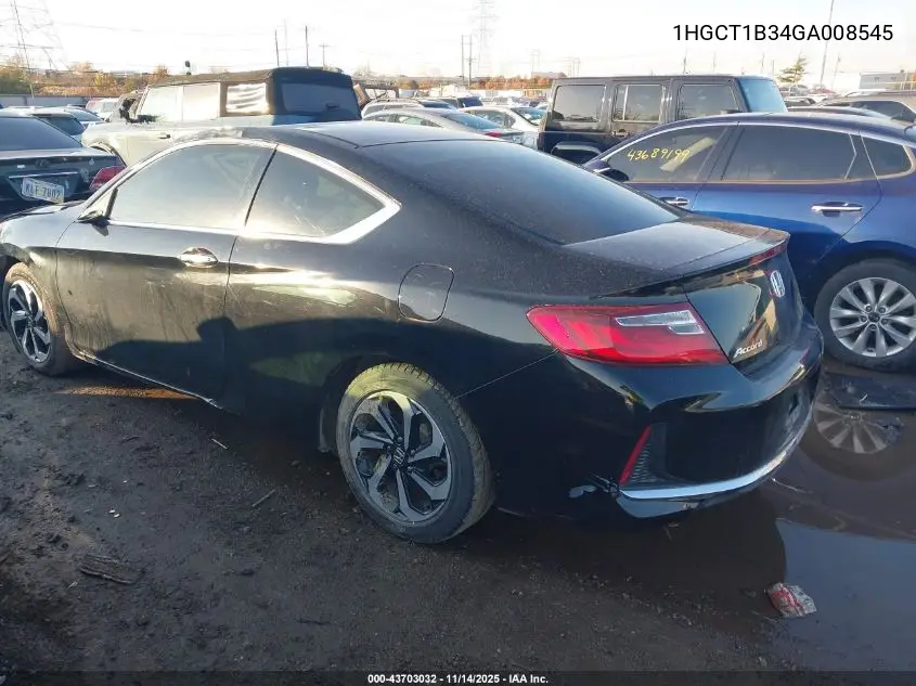 1HGCT1B34GA008545 2016 Honda Accord Lx-S