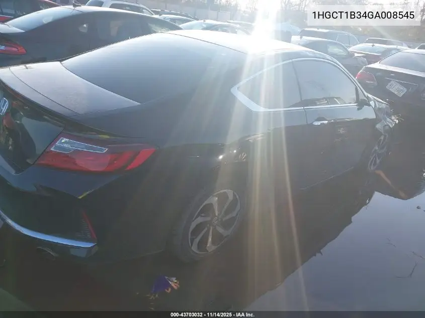 1HGCT1B34GA008545 2016 Honda Accord Lx-S