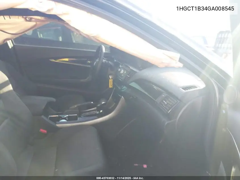 1HGCT1B34GA008545 2016 Honda Accord Lx-S