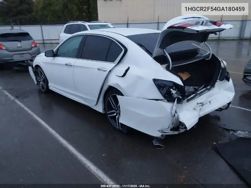 1HGCR2F54GA180459 2016 Honda Accord Sport