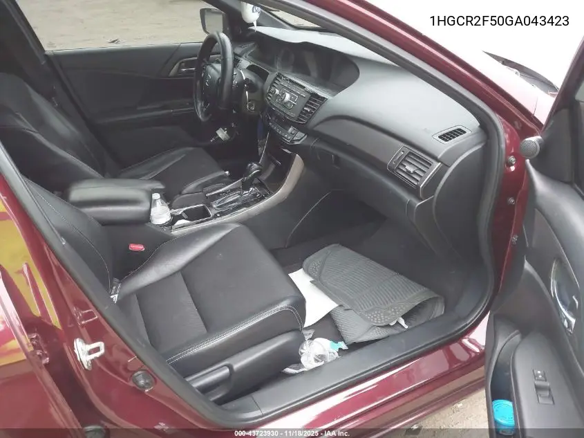 1HGCR2F50GA043423 2016 Honda Accord Sport