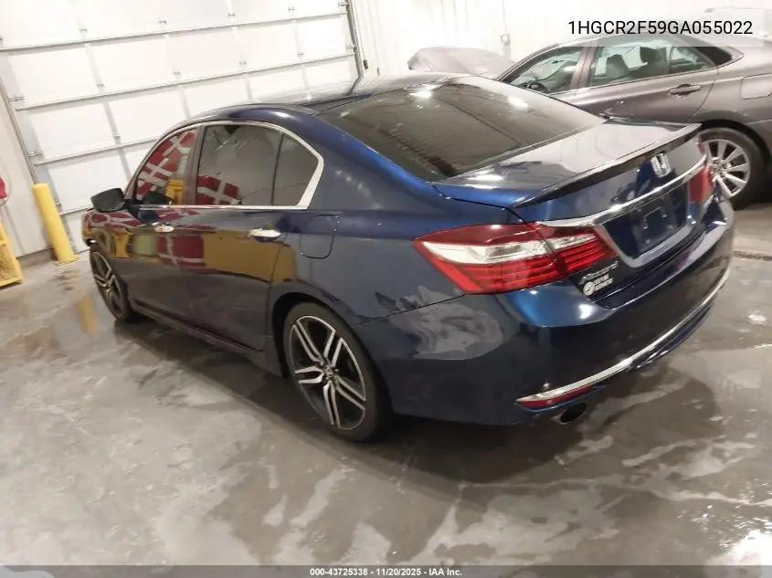 1HGCR2F59GA055022 2016 Honda Accord Sport