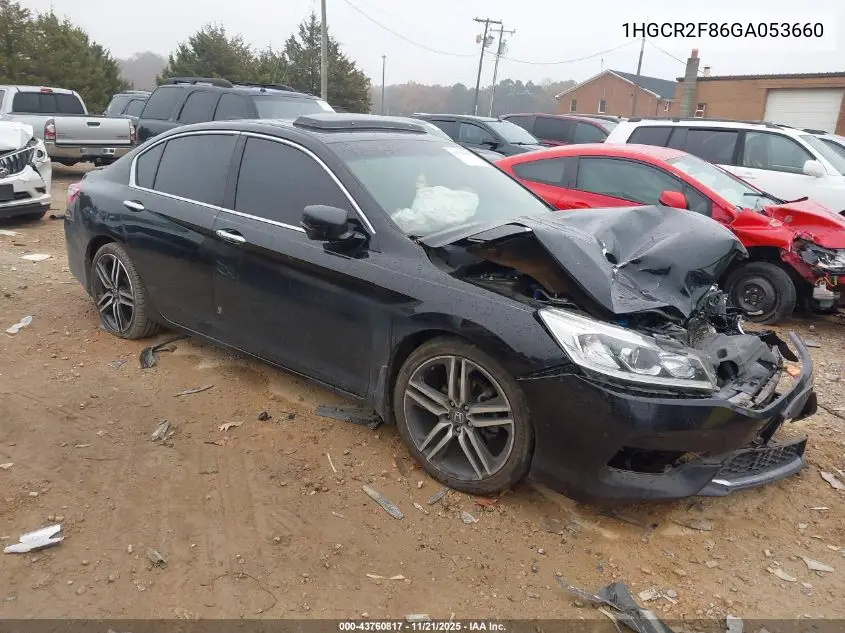 1HGCR2F86GA053660 2016 Honda Accord Ex-L