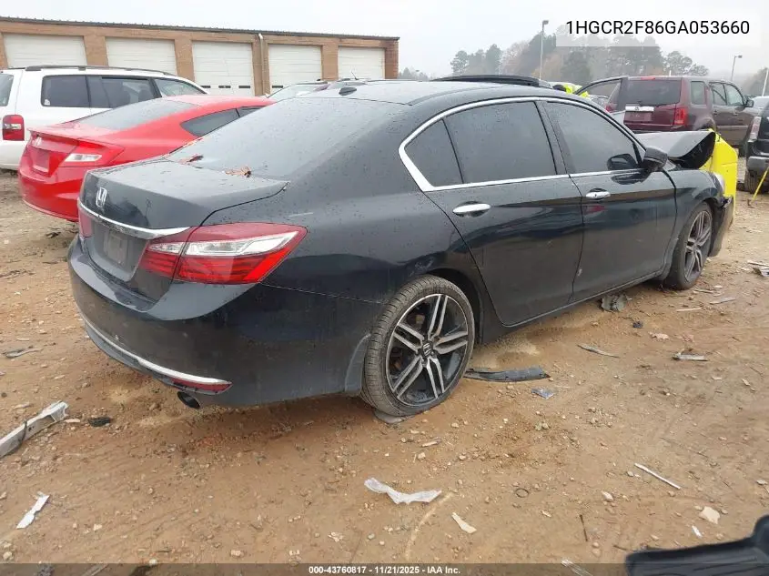 1HGCR2F86GA053660 2016 Honda Accord Ex-L