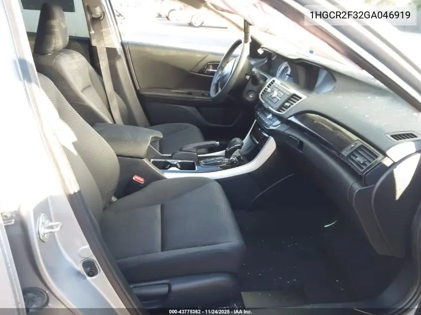 1HGCR2F32GA046919 2016 Honda Accord Lx