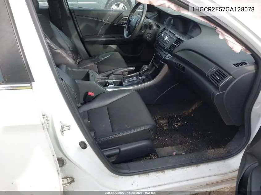 1HGCR2F57GA128078 2016 Honda Accord Sport