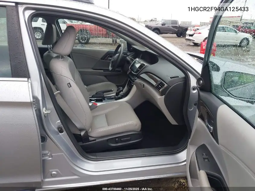 1HGCR2F94GA125433 2016 Honda Accord Ex-L