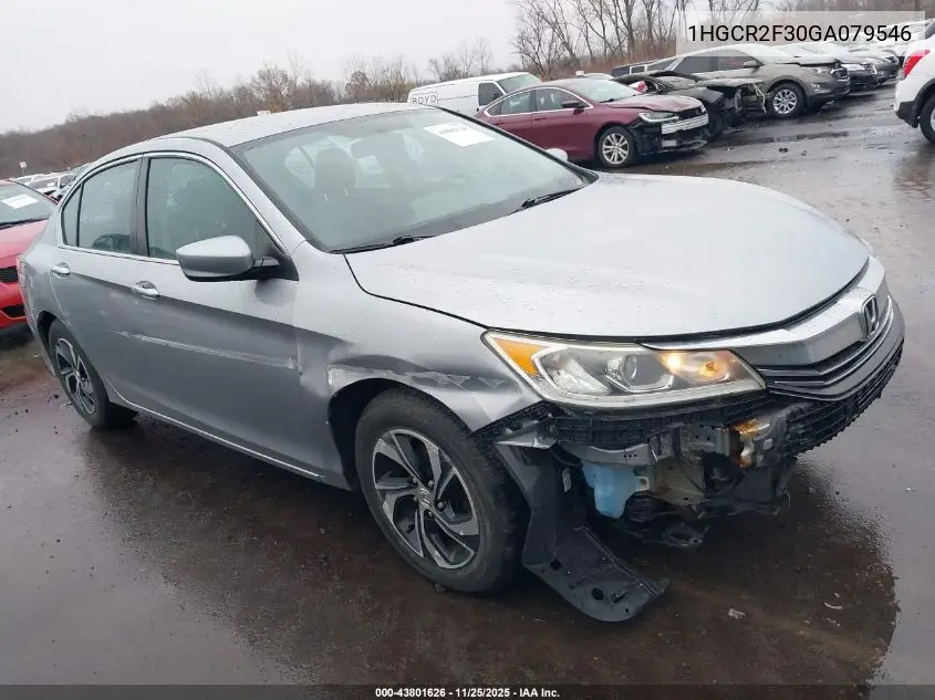 1HGCR2F30GA079546 2016 Honda Accord Lx