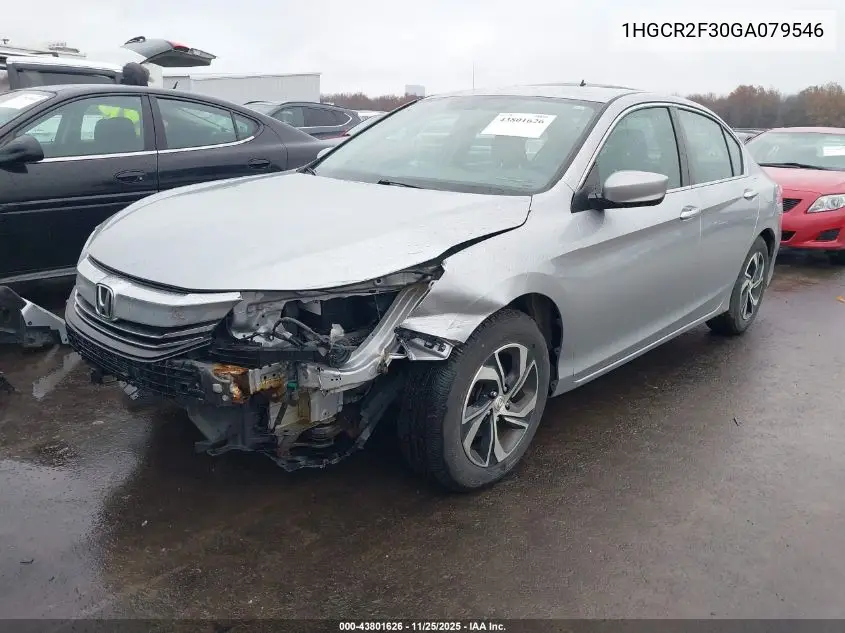 1HGCR2F30GA079546 2016 Honda Accord Lx