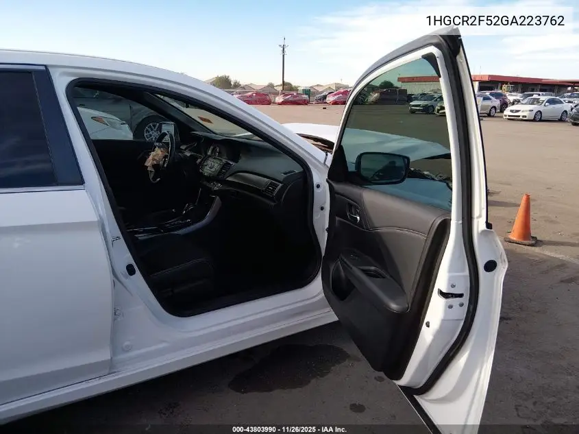 1HGCR2F52GA223762 2016 Honda Accord Sport