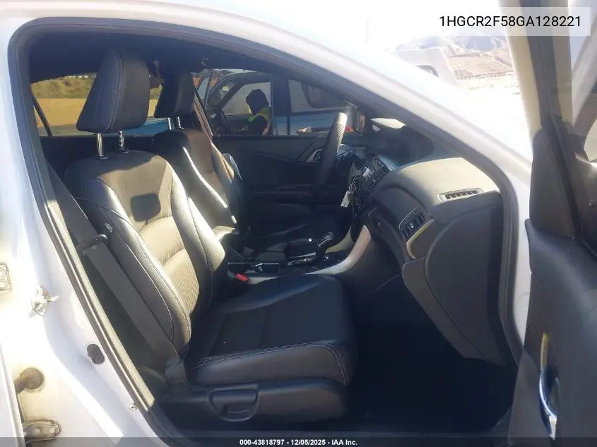 1HGCR2F58GA128221 2016 Honda Accord Sport