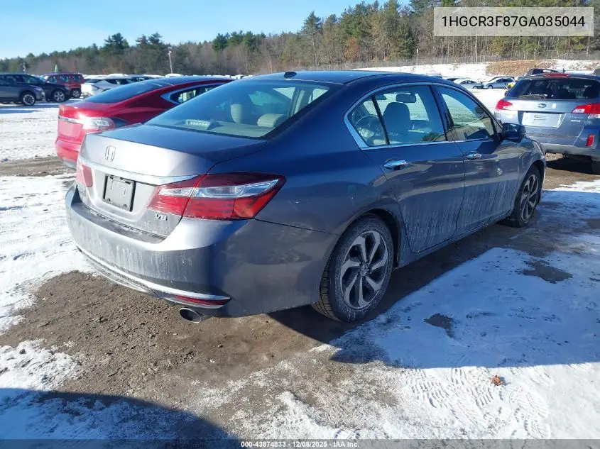 1HGCR3F87GA035044 2016 Honda Accord Ex-L V-6