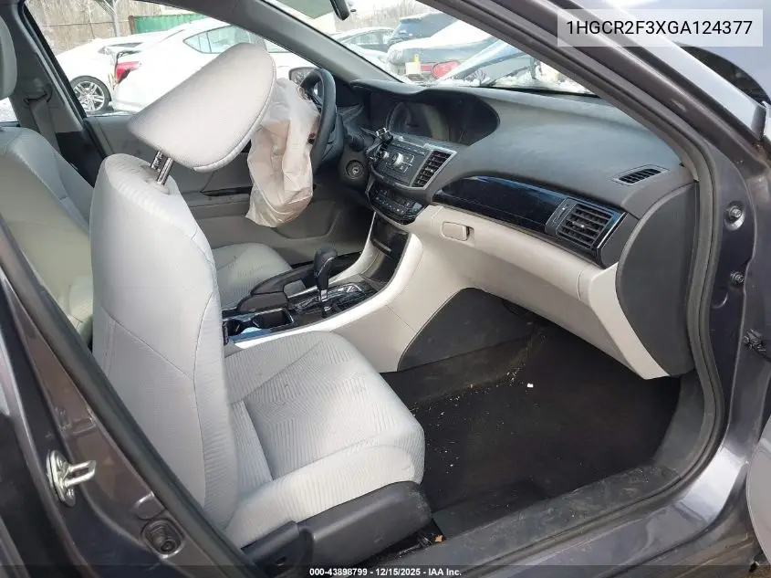 1HGCR2F3XGA124377 2016 Honda Accord Lx