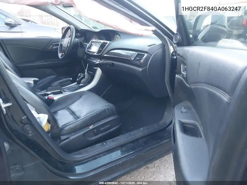 1HGCR2F84GA063247 2016 Honda Accord Ex-L