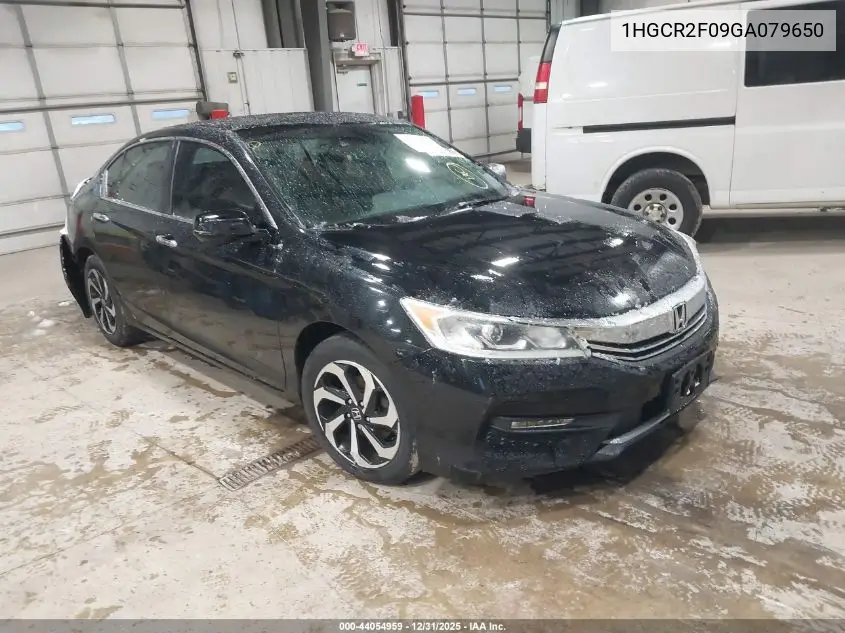 1HGCR2F09GA079650 2016 Honda Accord Ex