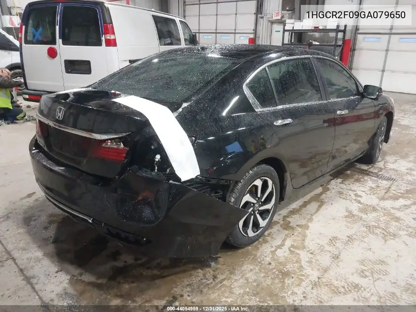 1HGCR2F09GA079650 2016 Honda Accord Ex