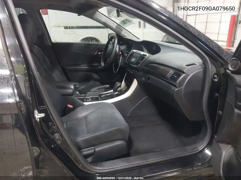 1HGCR2F09GA079650 2016 Honda Accord Ex
