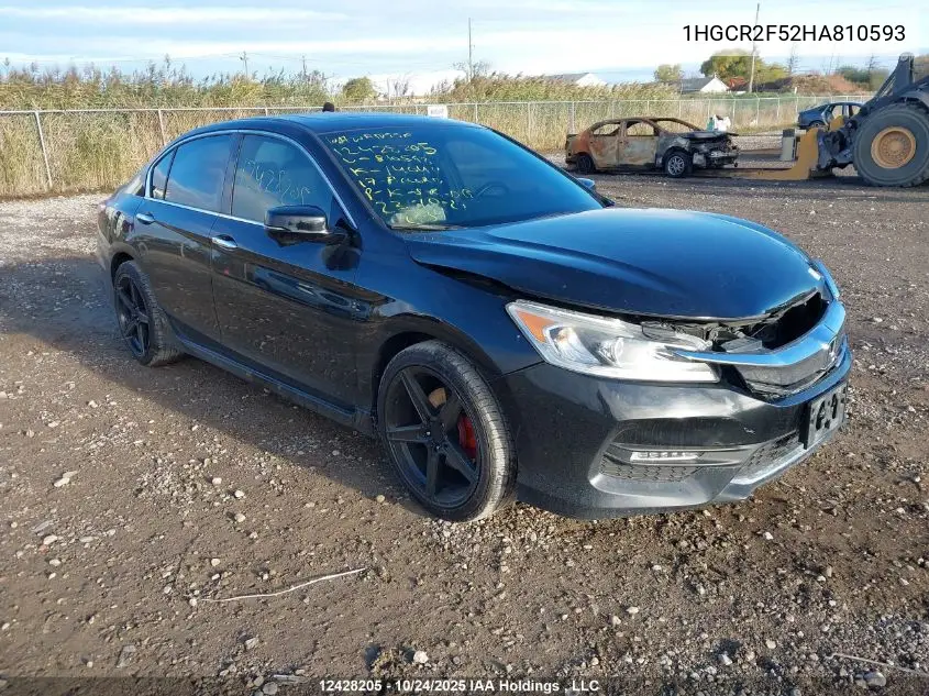 1HGCR2F52HA810593 2017 Honda Accord Sport