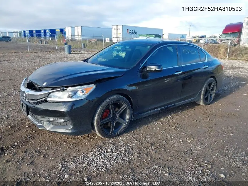 1HGCR2F52HA810593 2017 Honda Accord Sport