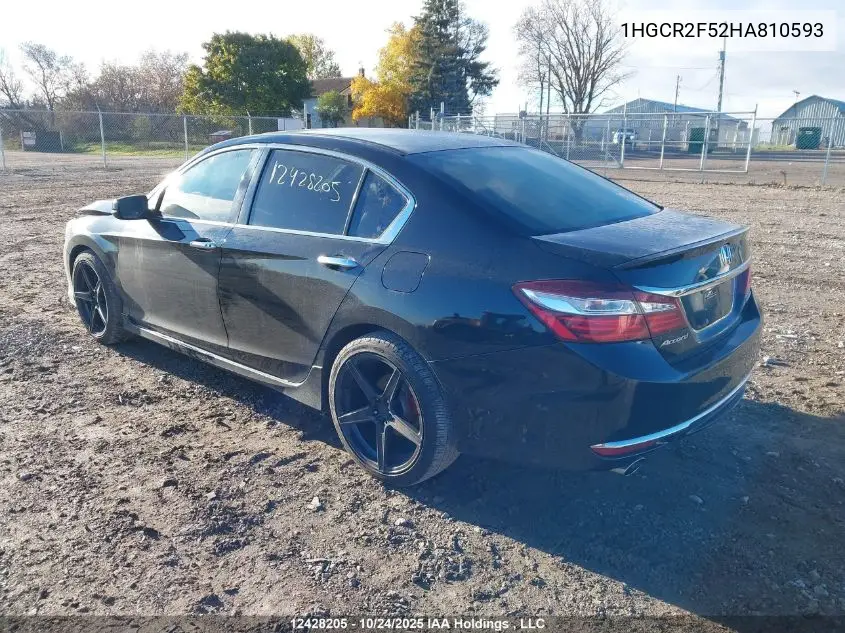1HGCR2F52HA810593 2017 Honda Accord Sport