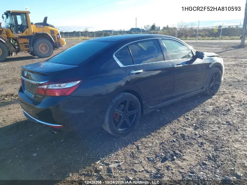 1HGCR2F52HA810593 2017 Honda Accord Sport