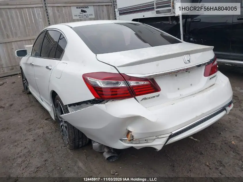 1HGCR2F56HA804005 2017 Honda Accord Sport