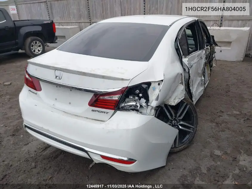 1HGCR2F56HA804005 2017 Honda Accord Sport