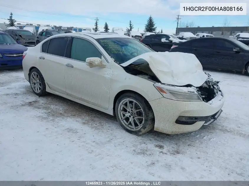 1HGCR2F00HA808166 2017 Honda Accord Touring
