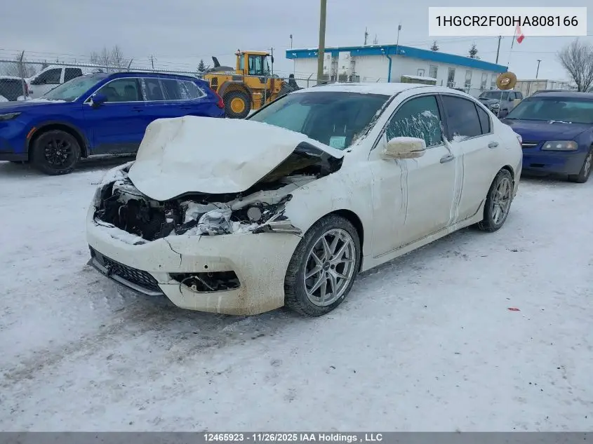 1HGCR2F00HA808166 2017 Honda Accord Touring