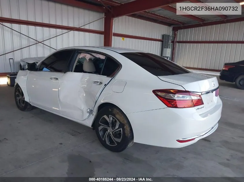 1HGCR2F36HA090732 2017 Honda Accord Lx