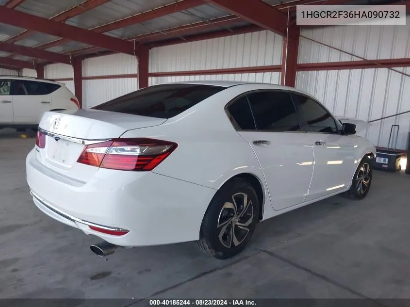 1HGCR2F36HA090732 2017 Honda Accord Lx