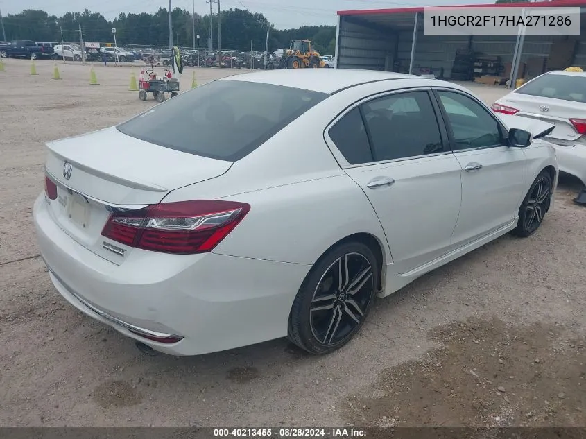 1HGCR2F17HA271286 2017 Honda Accord Sport Se