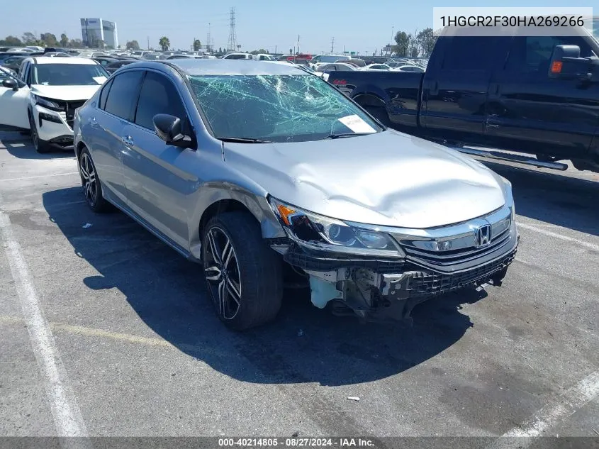 1HGCR2F30HA269266 2017 Honda Accord Lx