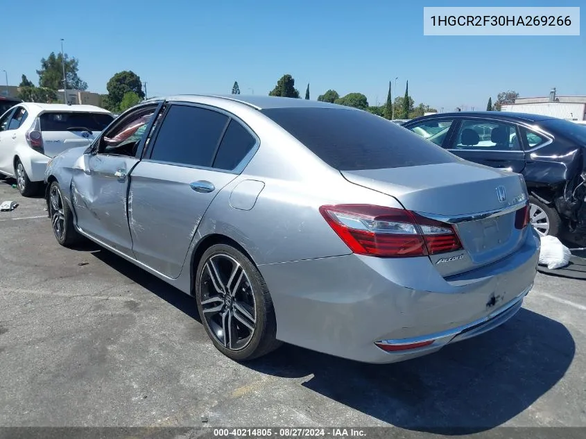 1HGCR2F30HA269266 2017 Honda Accord Lx