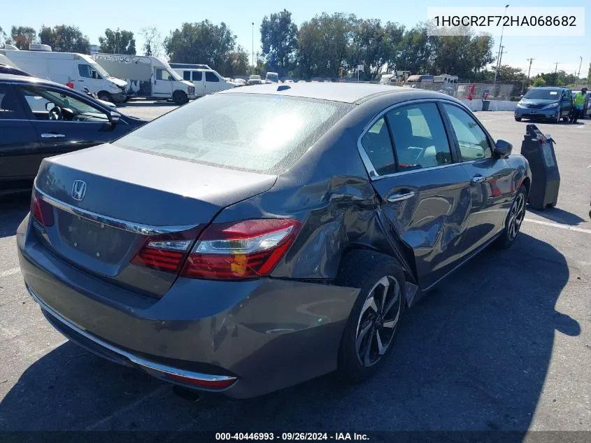 2017 Honda Accord Ex VIN: 1HGCR2F72HA068682 Lot: 40446993