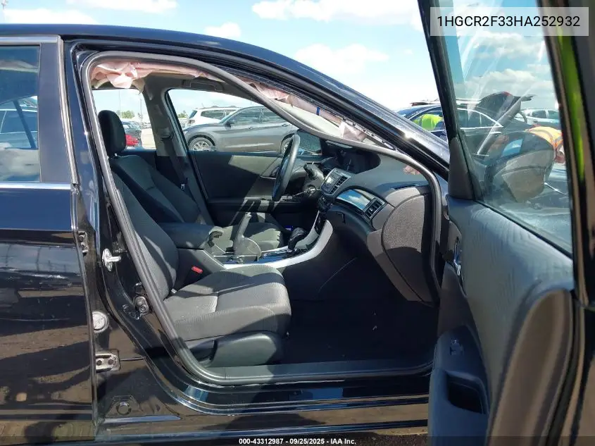 1HGCR2F33HA252932 2017 Honda Accord Lx